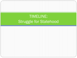 Struggle for Statehood Timeline (3)