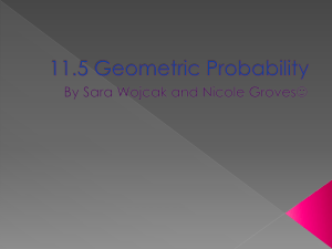 11.5 Geometric Probability
