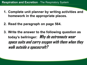 Respiration and Excretion