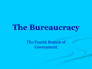 The Bureaucracy - Moore Public Schools