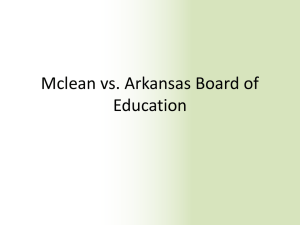 Mclean vs. Arkansas