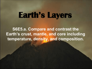 Earth's Layers PowerPoint