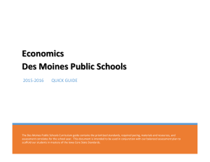 Economics - DMPS Social Studies