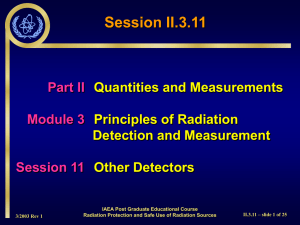 Session II311 Other Detectors - International Atomic Energy Agency