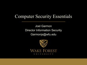 Computer Security Essentials