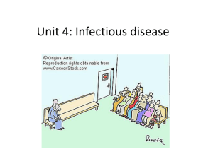 Unit 4: Infectious disease