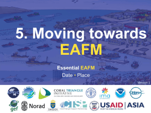 5. Moving towards EAFM