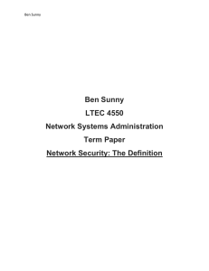 Network Term Paper