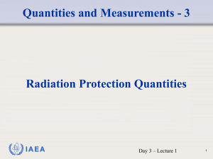 IAEA Equivalent Dose - International Atomic Energy Agency