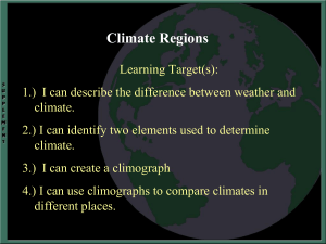 How to make a climograph - Team 7