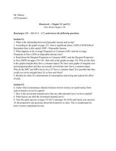 Mr. Maurer AP Economics Homework – Chapter 9.1 and 9.2 (New