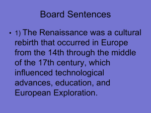 Board Sentences