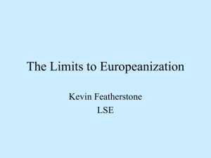 The Limits to Europeanization