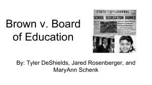 Brown v. Board of Education