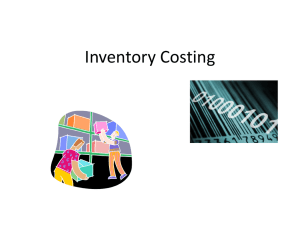 Inventory Costing