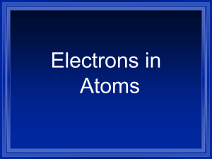 2013 electrons in atoms