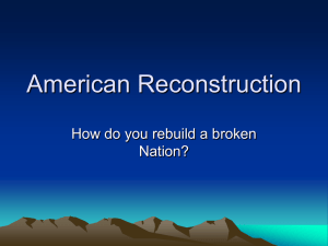 American Reconstruction