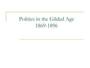 Political Paralysis in Gilded Age