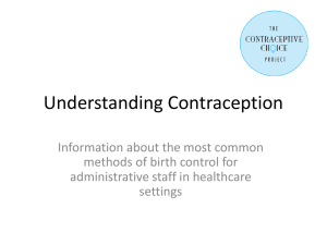Understanding Contraception
