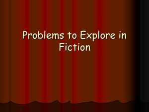 Problems to Explore in Fiction