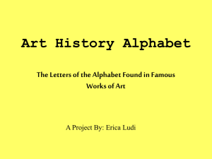 Art History Alphabet