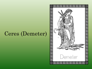 Mythology Lesson 8_Ceres (Demeter)
