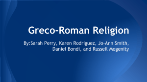 Greco-Roman Religion