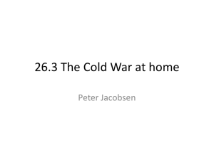 26.3 The Cold War at home