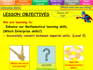 Imperial units converting level 5 lesson