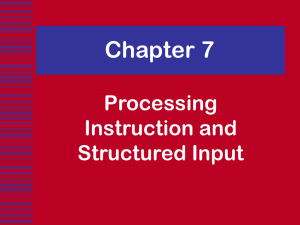 input processing