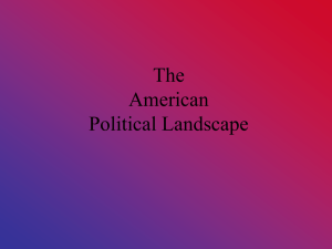 AP Gov American Political Landscape