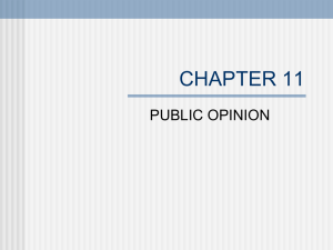 Chapter 11 Public Opionion