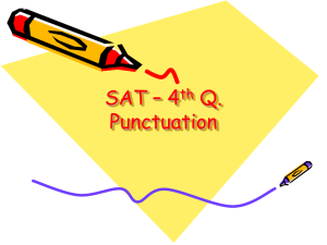 SAT – Writing Section