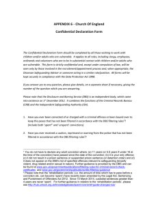 NEW Confidential Declaration Form 2015