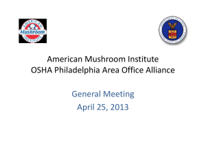 2013 Update - American Mushroom Institute