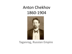 Anton Chekhov 1860-1904