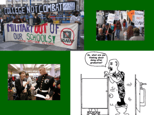 Chicago VFP Militarization of Youth PowerPoint