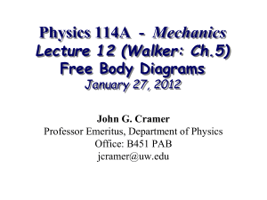Physics 121C Mechanics
