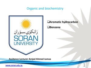 Assitance Lecturer Amjad Ahmed Jumaa Aromatic hydrocarbon