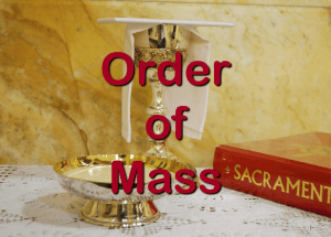 Order of Mass- New Translation of Roman Missal 2011