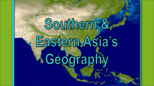 Southern Eastern Asia Geography