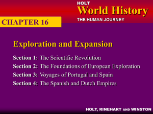 CHAPTER 16: Exploration and Expansion