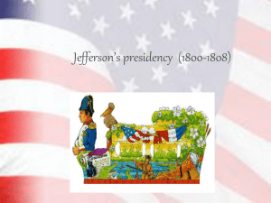 Jefferson Presidency