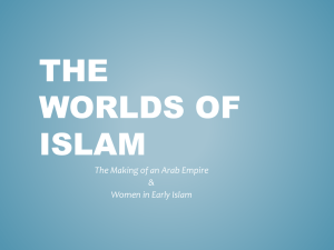 The Worlds of Islam - wswildcats