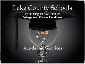 AP Calculus - Lake County Schools