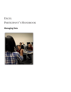 Excel Handbook