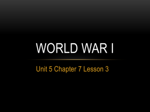 Chapter 7 Lesson 3 (WAR).
