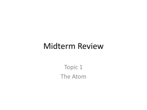 Topic one midterm review