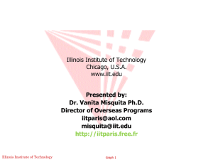 IIT's International Initiative