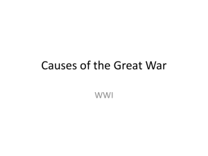Causes of the Great War